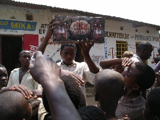 Using the EvangeCube to share the Gospel message.