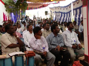 Pastors listen intently as Rev. Pauline Edwards teaches