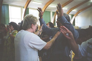 Julie at Ramah Christian Fellowship in Otara, New Zealand