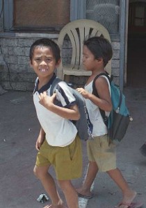 Children on street