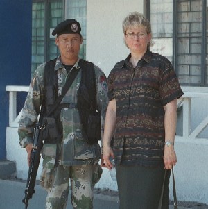 Julie with Guard