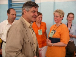 Mayor Nicolae Dragu invited the teams to Calarasi 