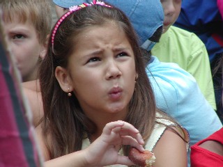 Children listen to the gospel story