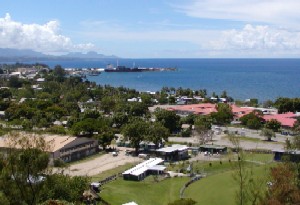 View of the Honiara Harbor