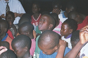 Children receiving the Baptism in the Holy Spirit