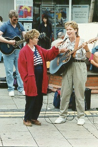 Street outreach, Bangor, Wales