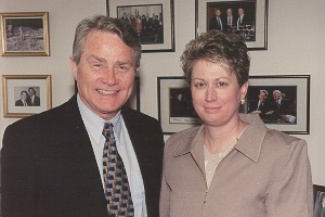 Julie with Juis Palau.  Photo by Ake Lundberg (LPEA)