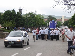 Prayer walk in Grahamstown