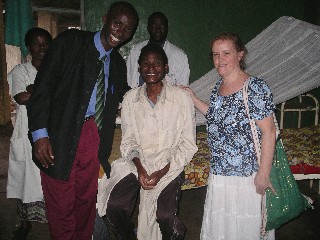 People were healed as YMG Team members prayed.