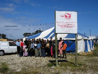 This church meets in a tent